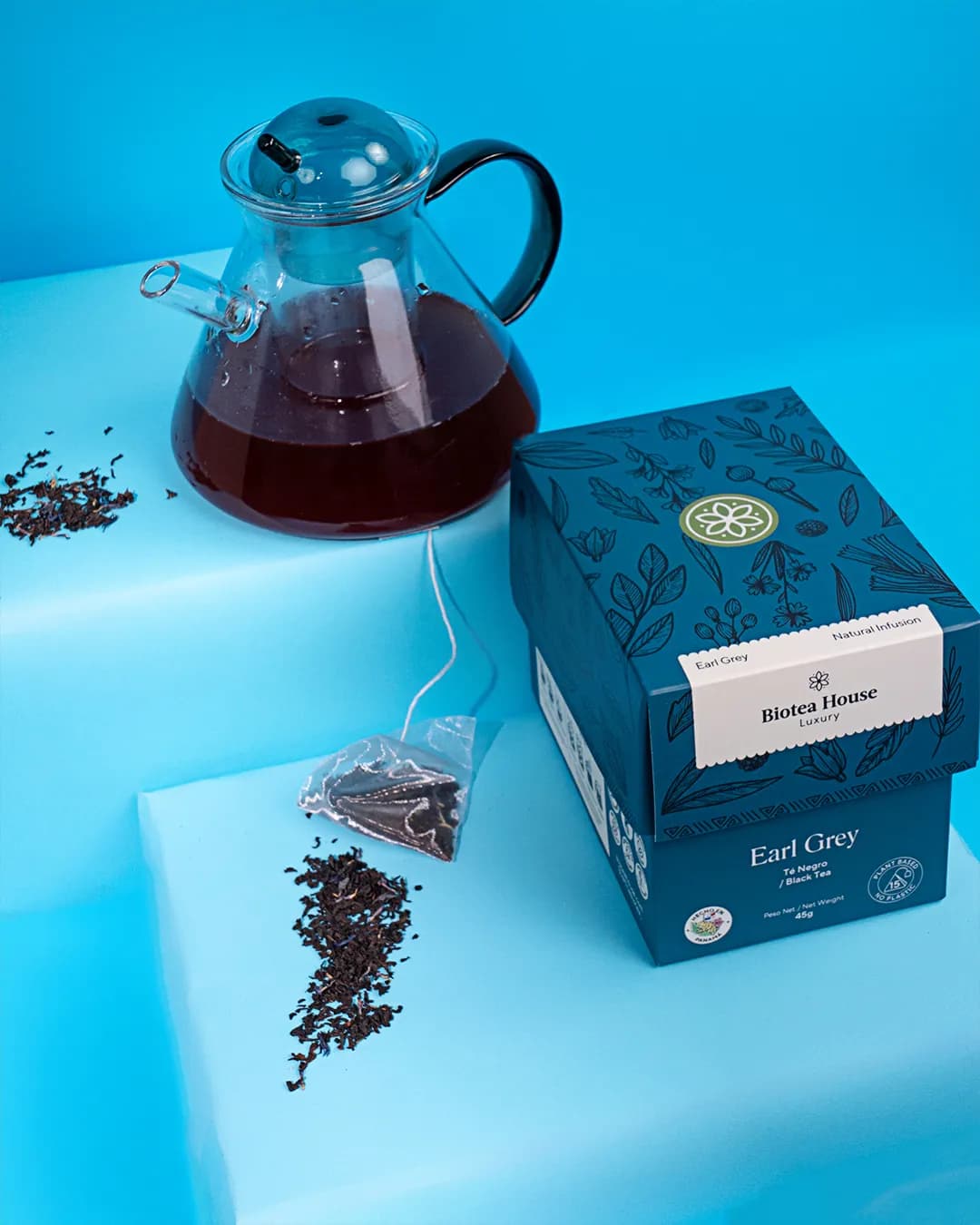 Caja de Earl Grey, línea Luxury de Biotea House