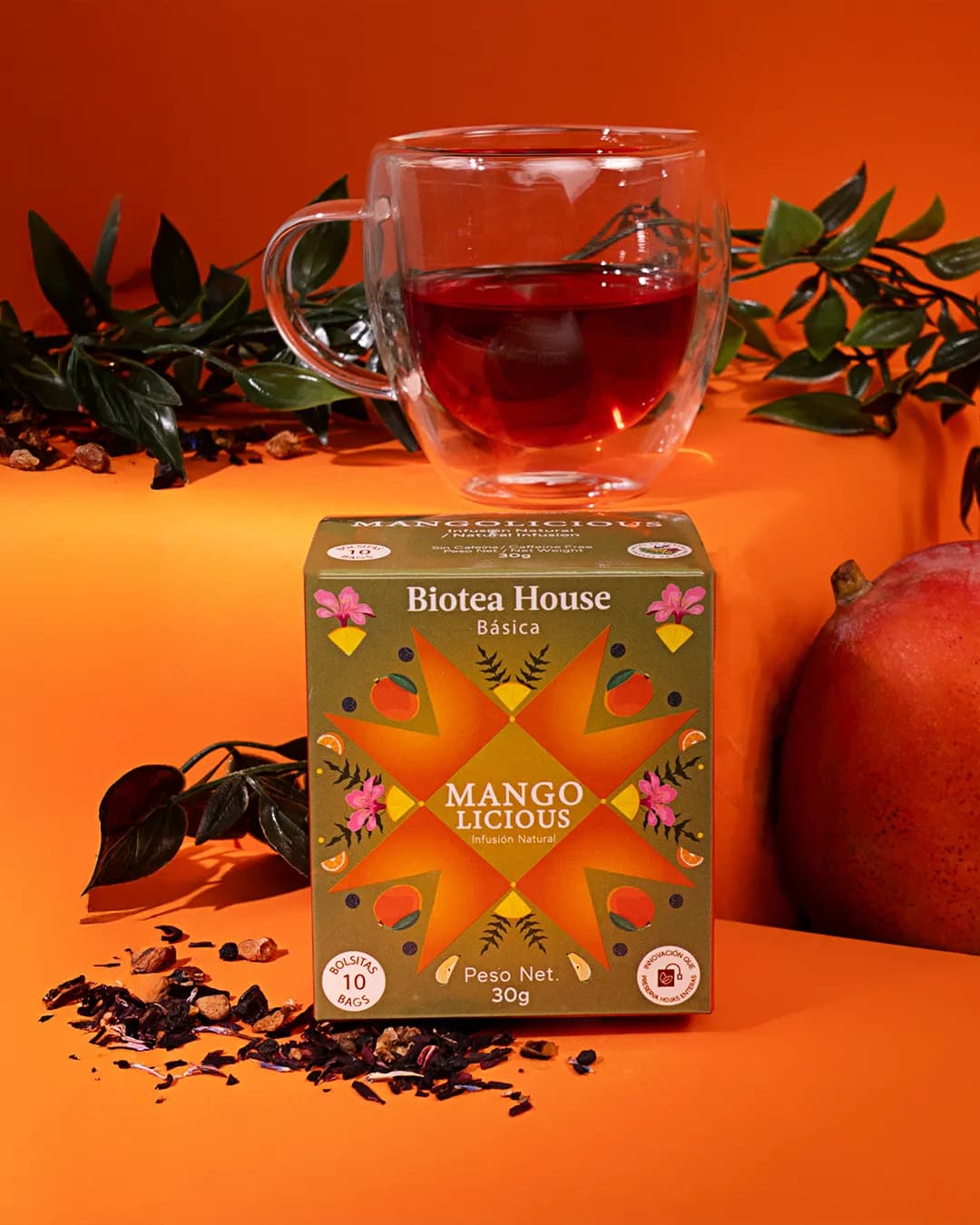 Caja de Mango Licious, línea Básica de Biotea House