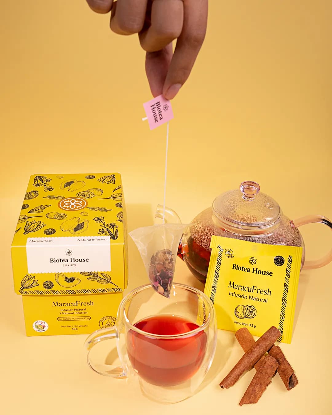 Caja de MaracuFresh, línea Luxury de Biotea House