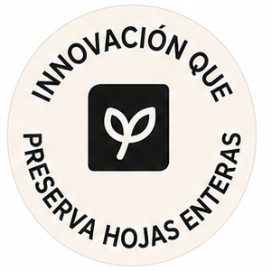 Sello oficial Innovación que preserva hojas enteras