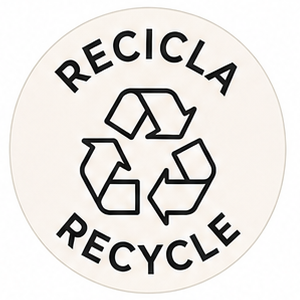 Sello oficial Recicla / Recycle